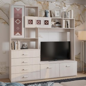 Гостиная Белла центральная секция (ясень белый) в Надыме - nadym.ok-mebel.com | фото 3