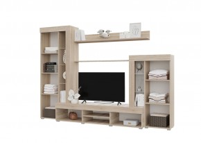Гостиная Дельта (Сонома/Белый) в Надыме - nadym.ok-mebel.com | фото 2