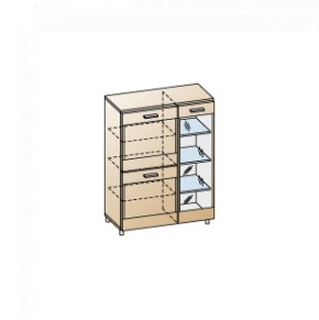 Гостиная Камелия Композиция 12 (Гикори Джексон темный) в Надыме - nadym.ok-mebel.com | фото 8