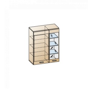 Гостиная Камелия Композиция 4 (Гикори Джексон светлый) в Надыме - nadym.ok-mebel.com | фото 2