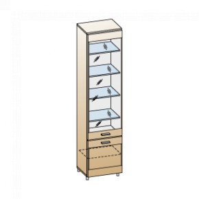 Гостиная Камелия Композиция 5 (Гикори Джексон темный) в Надыме - nadym.ok-mebel.com | фото 2