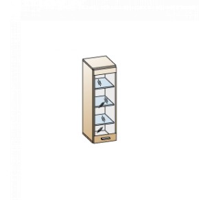 Гостиная Камелия Композиция 9 (Гикори Джексон темный) в Надыме - nadym.ok-mebel.com | фото 3