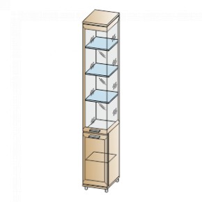 Гостиная Мелисса Композиция 12 (Гикори Джексон светлый) в Надыме - nadym.ok-mebel.com | фото 3