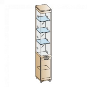 Гостиная Мелисса Композиция 12 (Гикори Джексон светлый) в Надыме - nadym.ok-mebel.com | фото 7