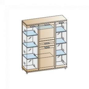 Гостиная Мелисса Композиция 6 (Акация Молдау) в Надыме - nadym.ok-mebel.com | фото 2