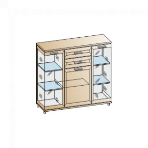 Гостиная Мелисса Композиция 7 (Гикори Джексон светлый) в Надыме - nadym.ok-mebel.com | фото 8