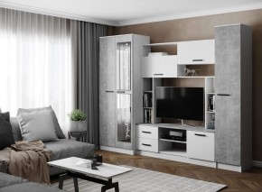 Гостиная СОЛО ЛДСП Белый /ЛДСП Ателье светлое в Надыме - nadym.ok-mebel.com | фото