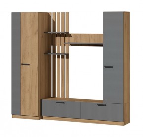 Гостиная Юджи (Дуб Крафт золотой/Графит) в Надыме - nadym.ok-mebel.com | фото 2