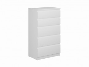 Комод КАСТОР с пятью ящиками, цвет белый в Надыме - nadym.ok-mebel.com | фото