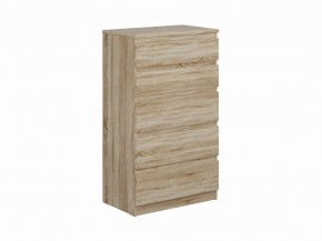 Комод КАСТОР с пятью ящиками, цвет Дуб Сонома в Надыме - nadym.ok-mebel.com | фото