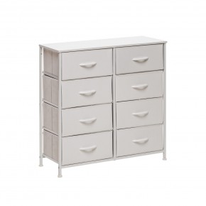 Комод Leset Линкс 8 ящ. (к/з), Каркас Белый, ящики Белые в Надыме - nadym.ok-mebel.com | фото 3
