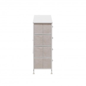 Комод Leset Линкс 8 ящ. (к/з), Каркас Белый, ящики Белые в Надыме - nadym.ok-mebel.com | фото 5
