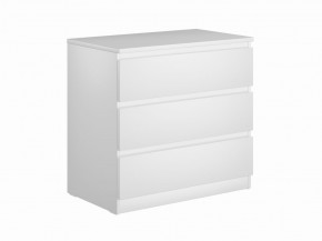 Комод МАЛЬТА с тремя выдвижными ящиками, цвет белый в Надыме - nadym.ok-mebel.com | фото