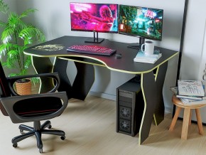 Компьютерный стол КЛ №9.0 (Черный/Желтый) в Надыме - nadym.ok-mebel.com | фото 2