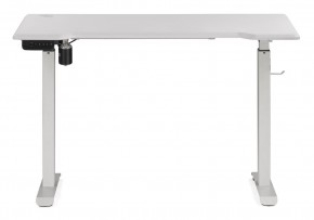 Компьютерный стол Маркос с механизмом подъема 120х75х75 белый / шагрень белая в Надыме - nadym.ok-mebel.com | фото 2
