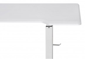 Компьютерный стол Маркос с механизмом подъема 140х80х75 белый / шагрень белая в Надыме - nadym.ok-mebel.com | фото 8