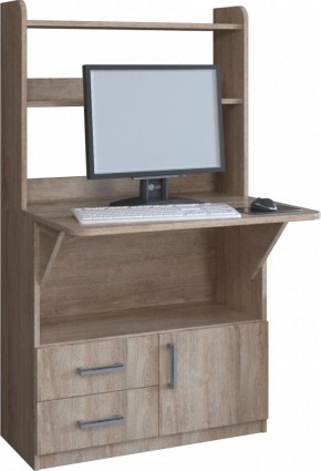 Компьютерный стол СП-1 (Дуб баррик) в Надыме - nadym.ok-mebel.com | фото