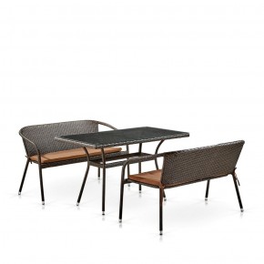 Комплект мебели из иск. ротанга T286A/S139A-W53 Brown в Надыме - nadym.ok-mebel.com | фото 2