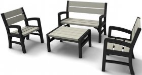 Комплект мебели Montero Set (графит-коричневато-серый) в Надыме - nadym.ok-mebel.com | фото 1