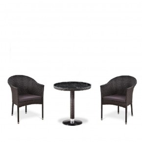 Комплект плетеной мебели T601/Y350A-W53 Brown (2+1) в Надыме - nadym.ok-mebel.com | фото
