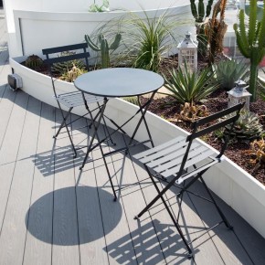 Комплект садовой мебели OTS-001R (стол + 2 стула) металл в Надыме - nadym.ok-mebel.com | фото 2