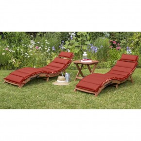 Комплект шезлонги и столик AFM-803A-T133 Beige-Terracotta (2+1) в Надыме - nadym.ok-mebel.com | фото