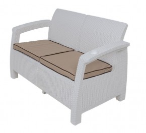 Комплект уличной мебели Yalta Premium Terrace Set (Ялта) белый (+подушки под спину) в Надыме - nadym.ok-mebel.com | фото 2