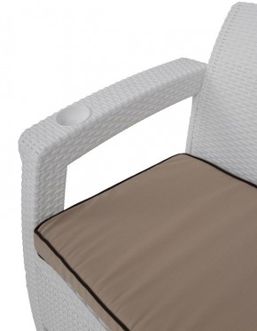 Комплект уличной мебели Yalta Premium Terrace Set (Ялта) белый (+подушки под спину) в Надыме - nadym.ok-mebel.com | фото 5