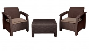 Комплект уличной мебели Yalta Premium Terrace Set (Ялта) шоколадый (+подушки под спину) в Надыме - nadym.ok-mebel.com | фото 8