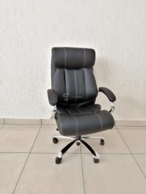 Кресло Barneo K-303 для руководителя (черная экокожа) в Надыме - nadym.ok-mebel.com | фото 1