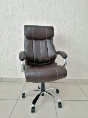 Кресло Barneo K-303 для руководителя (коричневая экокожа) в Надыме - nadym.ok-mebel.com | фото 1