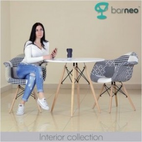 Кресло Barneo N-14 Patchwork черно-белый в Надыме - nadym.ok-mebel.com | фото 3