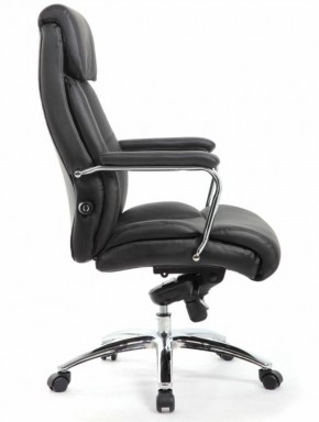 Кресло BRABIX PREMIUM "Phaeton EX-502" (кожа с компаньоном, хром, черное) 530882 в Надыме - nadym.ok-mebel.com | фото 3
