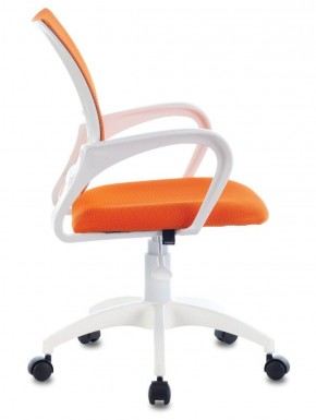 Кресло BRABIX "Fly MG-396W", пластик белый, сетка, оранжевое, 532401, MG-396W_532401 в Надыме - nadym.ok-mebel.com | фото 3