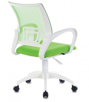 Кресло BRABIX "Fly MG-396W", пластик белый, сетка, салатовое, 532403 в Надыме - nadym.ok-mebel.com | фото 3