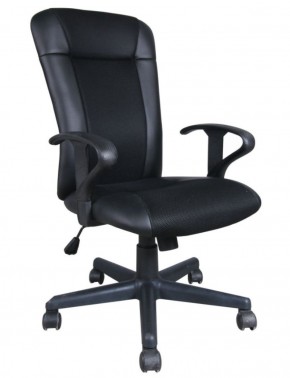 Кресло BRABIX "Optima MG-370" (экокожа/ткань, черное) 531580 в Надыме - nadym.ok-mebel.com | фото