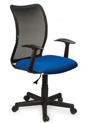 Кресло BRABIX "Spring MG-307", с подлокотниками, комбинированное синее/черное TW, 531404 в Надыме - nadym.ok-mebel.com | фото