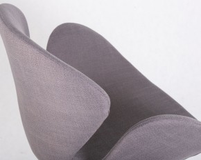 Кресло дизайнерское DOBRIN SWAN, серая ткань IF11, золотое основание в Надыме - nadym.ok-mebel.com | фото 6