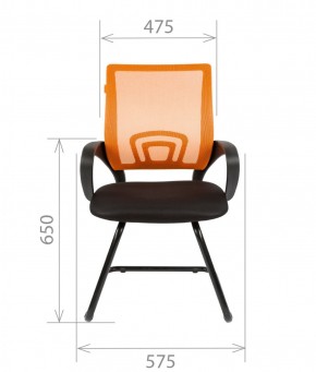 Кресло для оператора CHAIRMAN 696 V (ткань TW-11/сетка TW-01) в Надыме - nadym.ok-mebel.com | фото 5