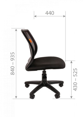 Кресло для оператора CHAIRMAN 699 Б/Л (ткань стандарт/сетка TW-01) в Надыме - nadym.ok-mebel.com | фото 7