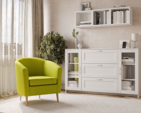 Кресло для отдыха Тунне жёлто-зелёное, ткань рогожка в Надыме - nadym.ok-mebel.com | фото 3