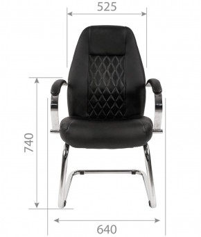 Кресло для посетителя CHAIRMAN 950 V Черное в Надыме - nadym.ok-mebel.com | фото 4