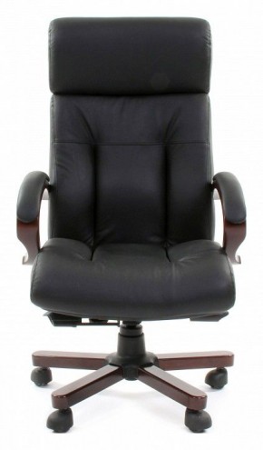 Кресло для руководителя Chairman 421 черный/орех темный, черный в Надыме - nadym.ok-mebel.com | фото 2