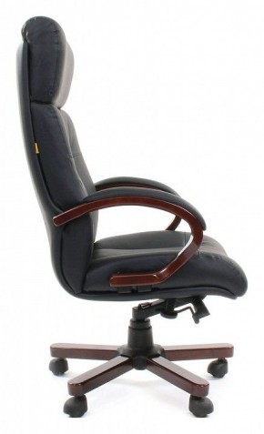 Кресло для руководителя Chairman 421 черный/орех темный, черный в Надыме - nadym.ok-mebel.com | фото 3