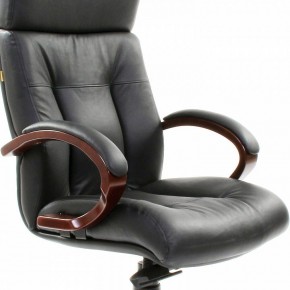 Кресло для руководителя Chairman 421 черный/орех темный, черный в Надыме - nadym.ok-mebel.com | фото 6