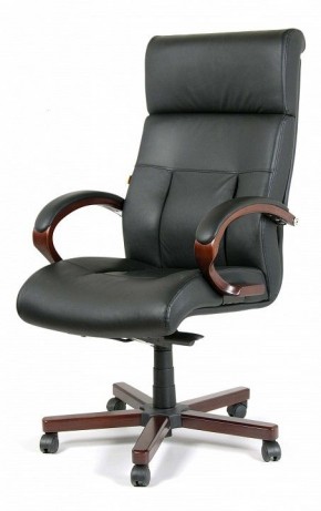 Кресло для руководителя Chairman 421 черный/орех темный, черный в Надыме - nadym.ok-mebel.com | фото 7
