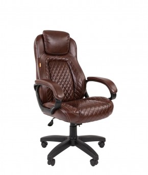 Кресло для руководителя  CHAIRMAN 432 (Экокожа коричневая) в Надыме - nadym.ok-mebel.com | фото 1