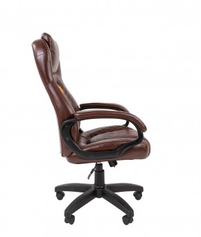 Кресло для руководителя  CHAIRMAN 432 (Экокожа коричневая) в Надыме - nadym.ok-mebel.com | фото 3