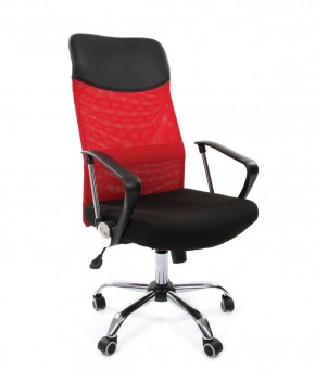 Кресло для руководителя CHAIRMAN 610 N (15-21 черный/сетка красный) в Надыме - nadym.ok-mebel.com | фото 1