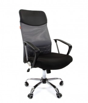 Кресло для руководителя CHAIRMAN 610 N(15-21 черный/сетка серый) в Надыме - nadym.ok-mebel.com | фото 1